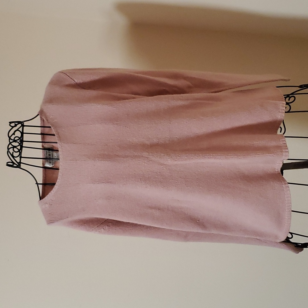 Sutton Studio Cashmere orange sweater size M